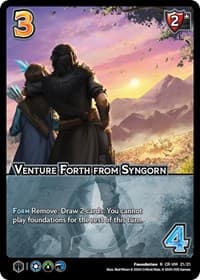 Venture Forth from Syngorn - Challenger Series: Vox Machina and Mighty Nein - UniVersus card