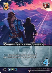 Venture Forth from Syngorn (Alternate Art) - Challenger Series: Vox Machina and Mighty Nein - UniVersus card