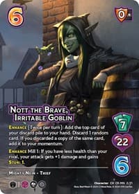 Nott the Brave, Irritable Goblin - Challenger Series: Vox Machina and Mighty Nein - UniVersus card