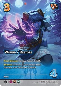 Wound / Restore (Alternate Art) - Challenger Series: Vox Machina and Mighty Nein - UniVersus card