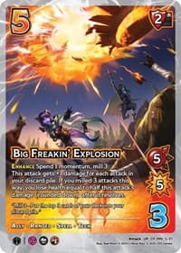 Big Freakin' Explosion - Challenger Series: Vox Machina and Mighty Nein - UniVersus card