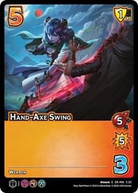 Hand-Axe Swing - Challenger Series: Vox Machina and Mighty Nein - UniVersus card