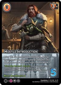 Hostile Introduction - Challenger Series: Vox Machina and Mighty Nein - UniVersus card