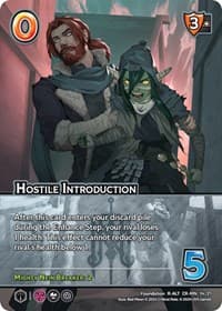 Hostile Introduction (Alternate Art) - Challenger Series: Vox Machina and Mighty Nein - UniVersus card