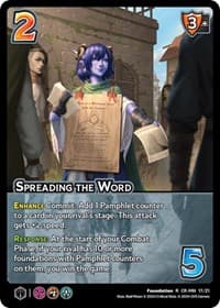 Spreading the Word - Challenger Series: Vox Machina and Mighty Nein - UniVersus card