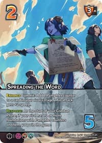 Spreading the Word (Alternate Art) - Challenger Series: Vox Machina and Mighty Nein - UniVersus card