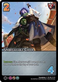 Unbreakable Cheer - Challenger Series: Vox Machina and Mighty Nein - UniVersus card