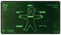 Fallout Inventory Management Black Stitched Standard Gaming Playmat for Magic: The Gathering - Ultra Pro Playmats - Playmats card
