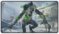 Fallout V.A.T.S. Black Stitched Standard Gaming Playmat for Magic: The Gathering - Ultra Pro Playmats - Playmats card