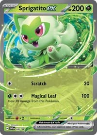 Sprigatito ex - 087 - SV: Scarlet & Violet Promo Cards - Pokemon card