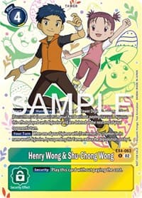 Henry Wong & Shu-Chong Wong (Spring Break Event 2024) - Alternative Being Booster - Digimon Card Game card