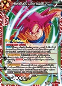 SSG Son Goku, Crimson Guardian Deity - Beyond Generations Pre-Release Cards - Dragon Ball Super: Masters card