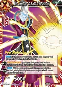 Whis, Assistant to a God of Destruction - Beyond Generations Pre-Release Cards - Dragon Ball Super: Masters card