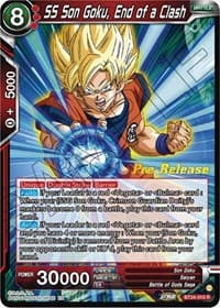 SS Son Goku, End of a Clash - Beyond Generations Pre-Release Cards - Dragon Ball Super: Masters card