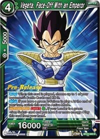 Vegeta, Face-Off With an Emperor - Beyond Generations Pre-Release Cards - Dragon Ball Super: Masters card