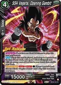 SS4 Vegeta, Opening Gambit - Beyond Generations Pre-Release Cards - Dragon Ball Super: Masters card