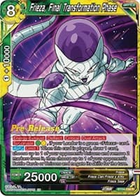 Frieza, Final Transformation Phase - Beyond Generations Pre-Release Cards - Dragon Ball Super: Masters card