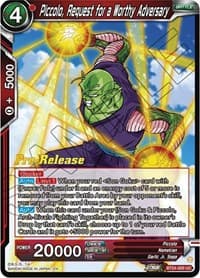 Piccolo, Request for a Worthy Adversary - Beyond Generations Pre-Release Cards - Dragon Ball Super: Masters card
