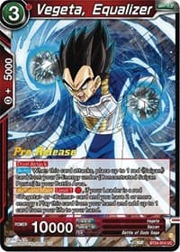 Vegeta, Equalizer - Beyond Generations Pre-Release Cards - Dragon Ball Super: Masters card
