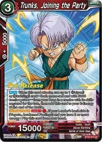 Trunks, Joining the Party - Beyond Generations Pre-Release Cards - Dragon Ball Super: Masters card