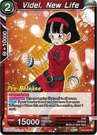 Videl, New Life - Beyond Generations Pre-Release Cards - Dragon Ball Super: Masters card