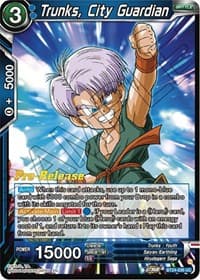 Trunks, City Guardian - Beyond Generations Pre-Release Cards - Dragon Ball Super: Masters card