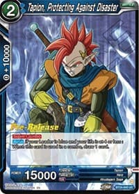 Tapion, Protecting Against Disaster - Beyond Generations Pre-Release Cards - Dragon Ball Super: Masters card