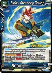 Tapion, Overcoming Destiny - Beyond Generations Pre-Release Cards - Dragon Ball Super: Masters card