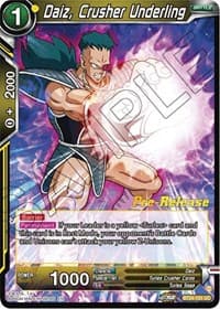 Daiz, Crusher Underling - Beyond Generations Pre-Release Cards - Dragon Ball Super: Masters card