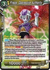 Frieza, Oppressive Authority - Beyond Generations Pre-Release Cards - Dragon Ball Super: Masters card