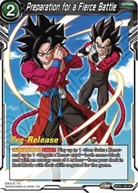 Preparation for a Fierce Battle - Beyond Generations Pre-Release Cards - Dragon Ball Super: Masters card