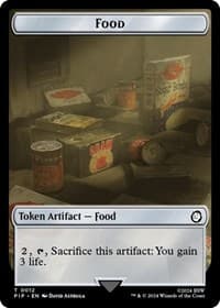 Food (0012) // Copy Double-Sided Token - Universes Beyond: Fallout - Magic: The Gathering card