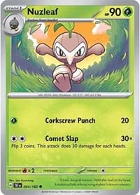 Nuzleaf - SV05: Temporal Forces - Pokemon card