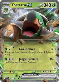 Torterra ex - SV05: Temporal Forces - Pokemon card