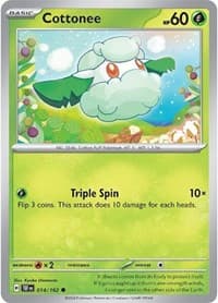 Cottonee - SV05: Temporal Forces - Pokemon card