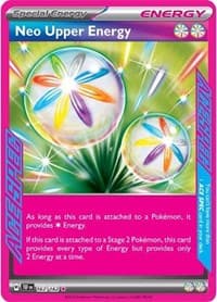 Neo Upper Energy - SV05: Temporal Forces - Pokemon card