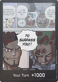 DON!! Card (Mihawk & Zoro) (Double Pack Set Vol. 3) - Wings of the Captain - One Piece Card Game card