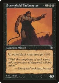 Stronghold Taskmaster - Stronghold - Magic: The Gathering card