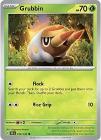 Grubbin - SV05: Temporal Forces - Pokemon card