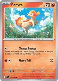 Ponyta - SV05: Temporal Forces - Pokemon card