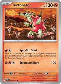 Turtonator - SV05: Temporal Forces - Pokemon card