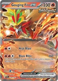 Gouging Fire ex - SV05: Temporal Forces - Pokemon card
