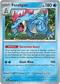 Feraligatr - SV05: Temporal Forces - Pokemon card