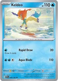 Keldeo - SV05: Temporal Forces - Pokemon card