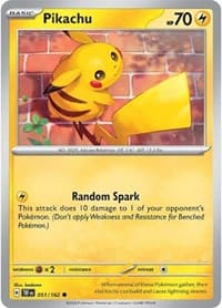 Pikachu - SV05: Temporal Forces - Pokemon card