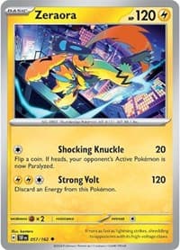 Zeraora - SV05: Temporal Forces - Pokemon card