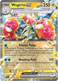 Wugtrio ex - SV05: Temporal Forces - Pokemon card