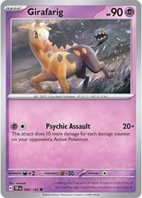 Girafarig - SV05: Temporal Forces - Pokemon card