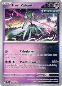 Iron Valiant - SV05: Temporal Forces - Pokemon card