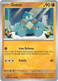 Golett - SV05: Temporal Forces - Pokemon card